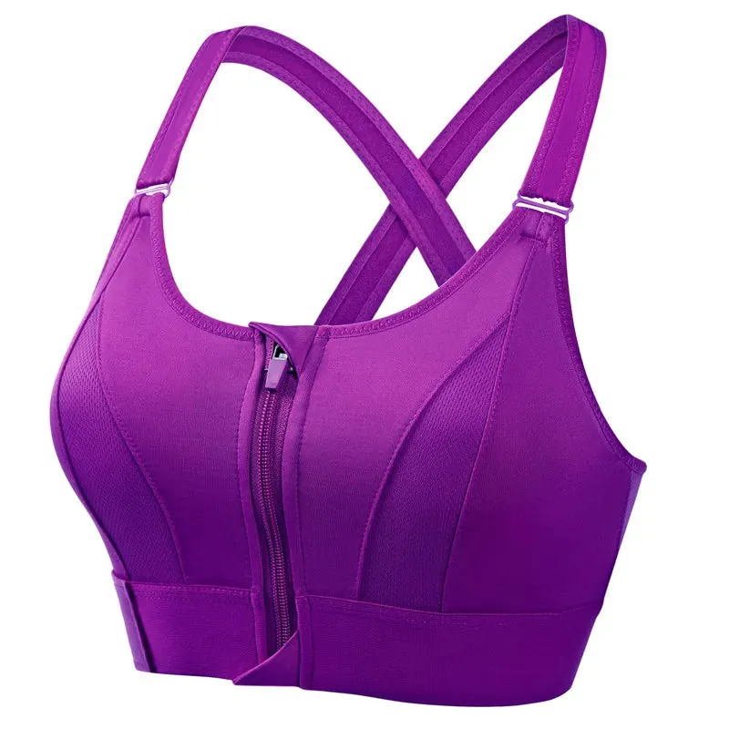 solid color vest sexy push up gather breathable bra