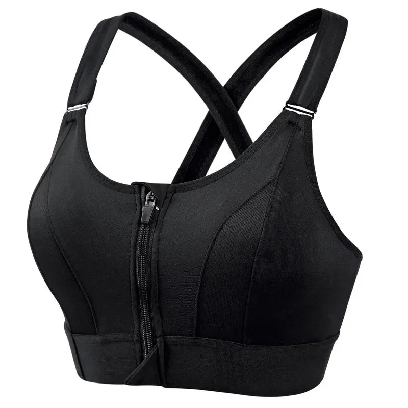 solid color vest sexy push up gather breathable bra