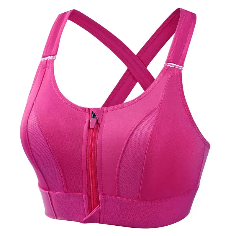 solid color vest sexy push up gather breathable bra