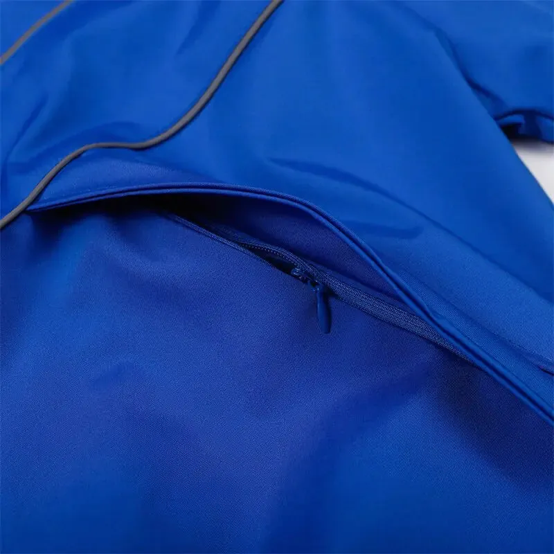 Solid Color Wind Jacket Zipper