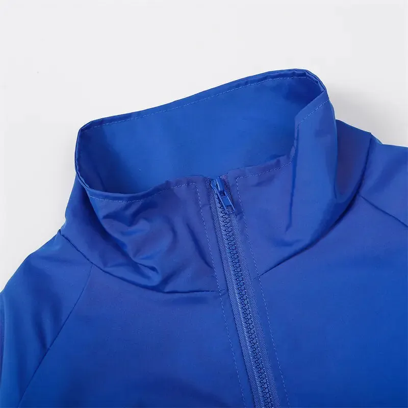 Solid Color Wind Jacket Zipper