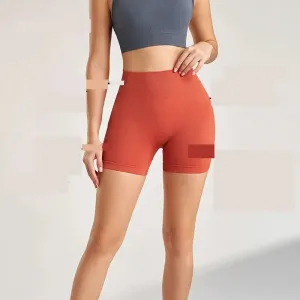 Sports Solid Color Nylon Active Bottoms Skinny Pants