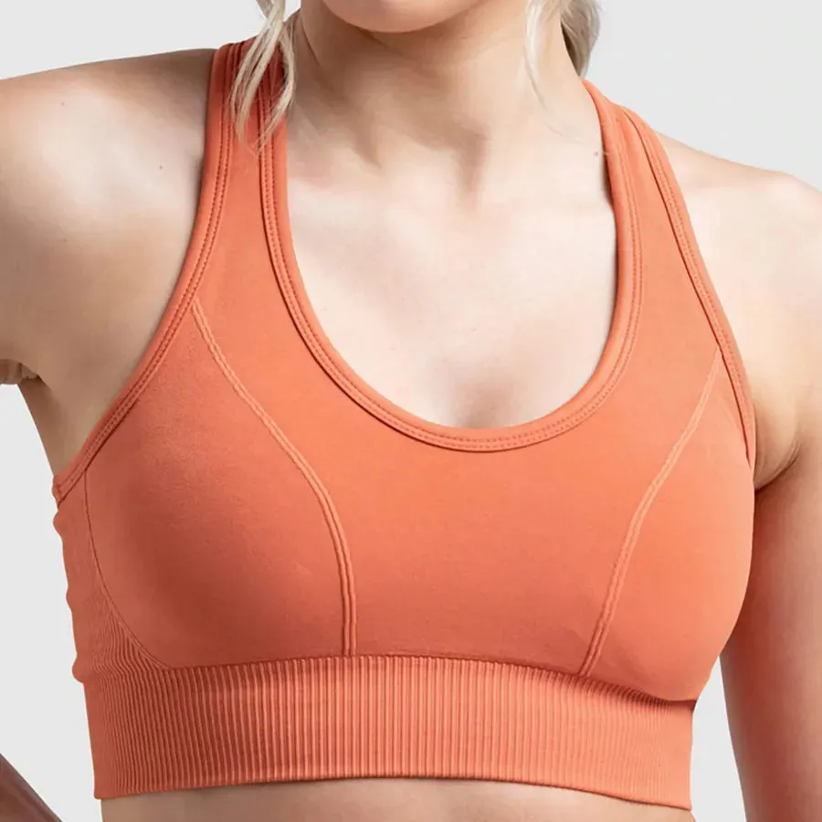 sports solid color nylon u neck tracksuit vest leggings