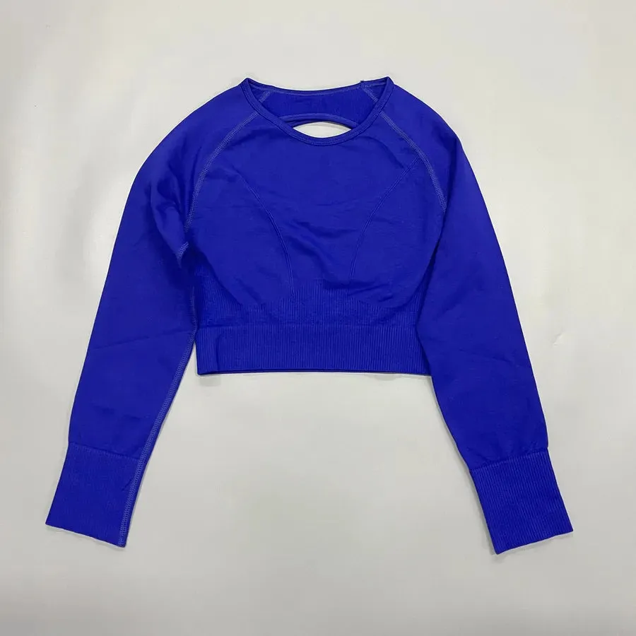 sports solid color nylon u neck tracksuit vest leggings