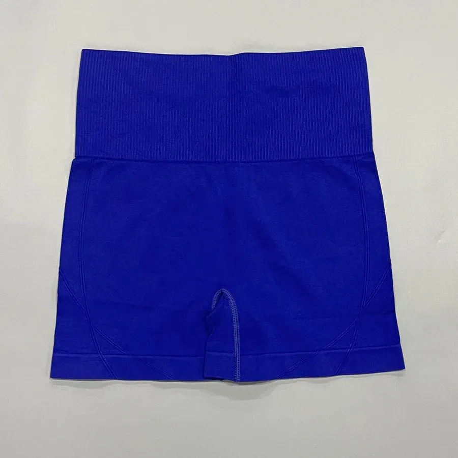 sports solid color nylon u neck tracksuit vest leggings