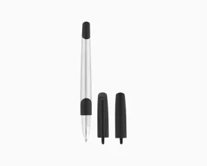 S.T. Dupont Defi Millenium Chrome & Black Rollerball Pen