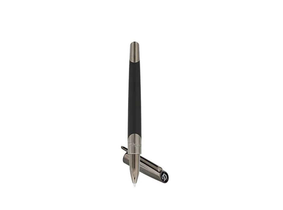 S.T. Dupont Defi Millenium Gunmetal & Matte Black Rollerball Pen