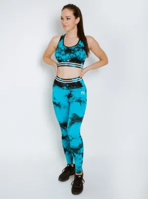 Striped Performance Set Blue