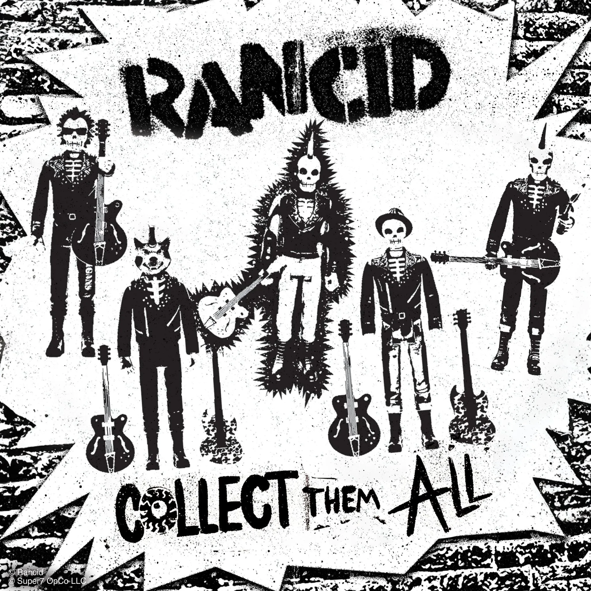 Super7 x Rancid - Skeletim (Time Bomb) ReAction Figure