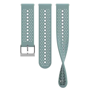 Suunto 22mm Athletic 1 Silicone Strap Moss Gray S M
