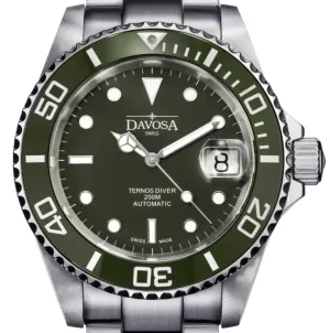 Ternos Ceramic Automatic 200m Green Diving Watch 16155570