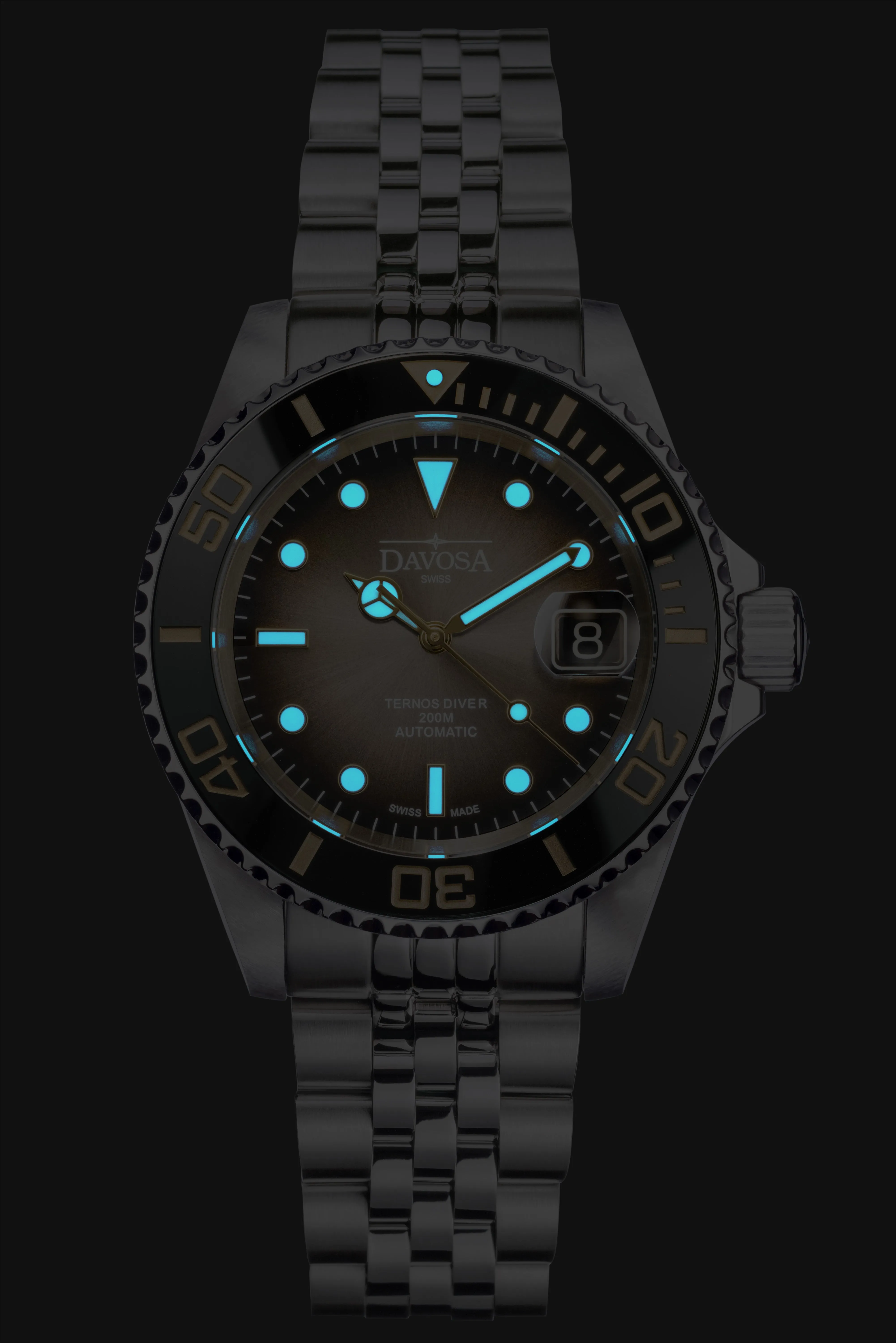 Ternos Ceramic Automatic 200m Swiss-Made Eagle Bay Unisex Diver Watch 16155560 Limited Edition