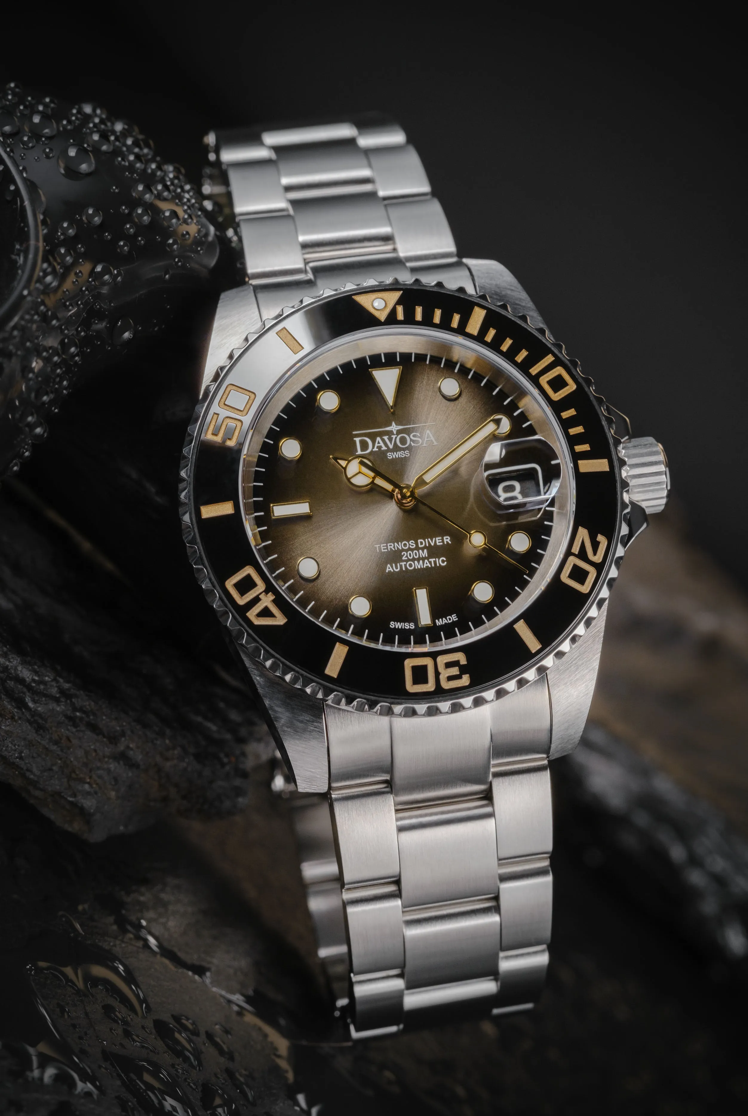 Ternos Ceramic Automatic 200m Swiss-Made Eagle Bay Unisex Diver Watch 16155560 Limited Edition