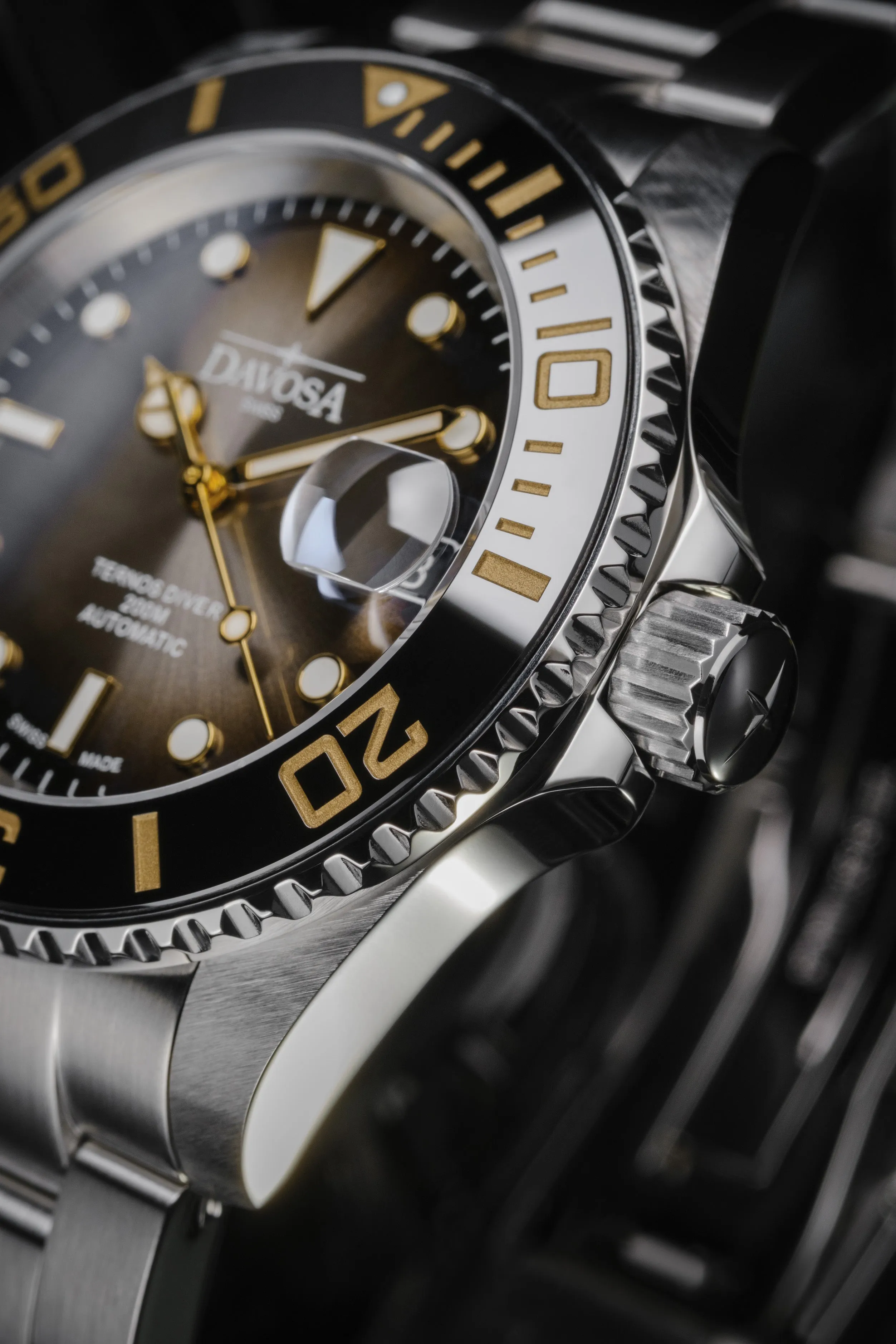 Ternos Ceramic Automatic 200m Swiss-Made Eagle Bay Unisex Diver Watch 16155560 Limited Edition