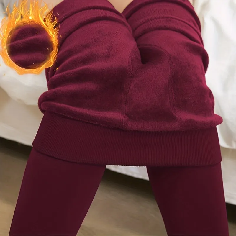 Thermoleggings für Damen mit Fleecefutter