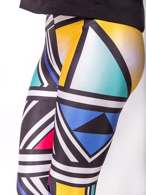 TILTED FRIDAY Ndebele Leggings