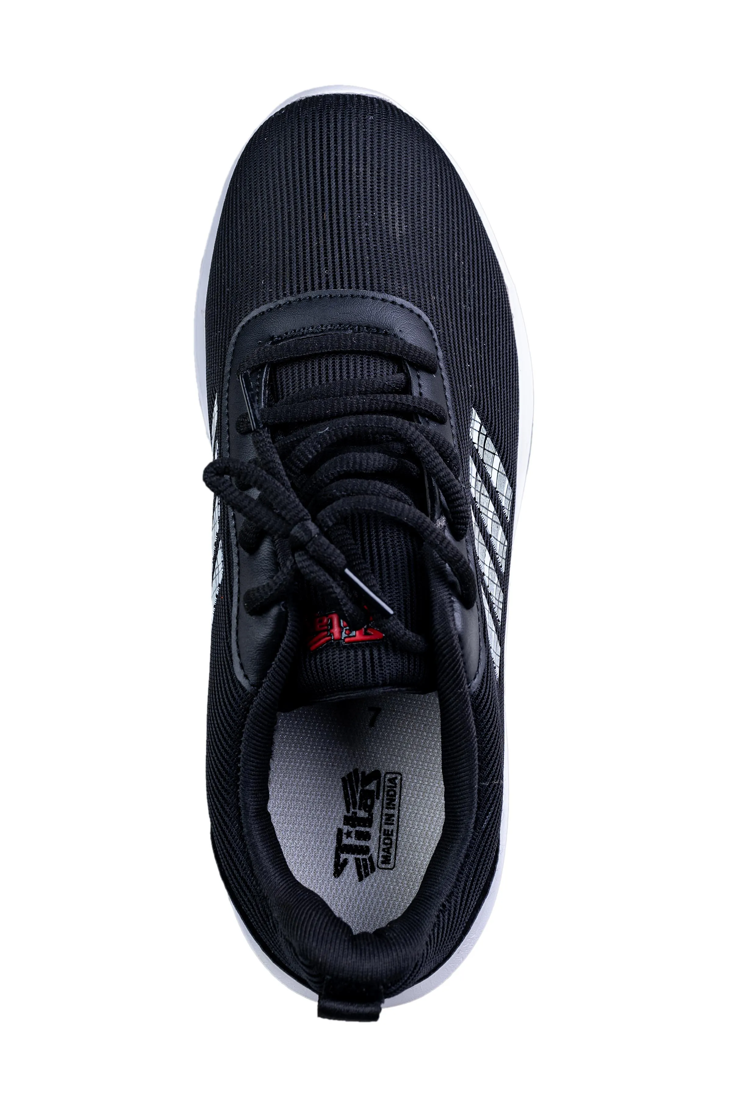 Titas Gents Black / Red Sports Shoe