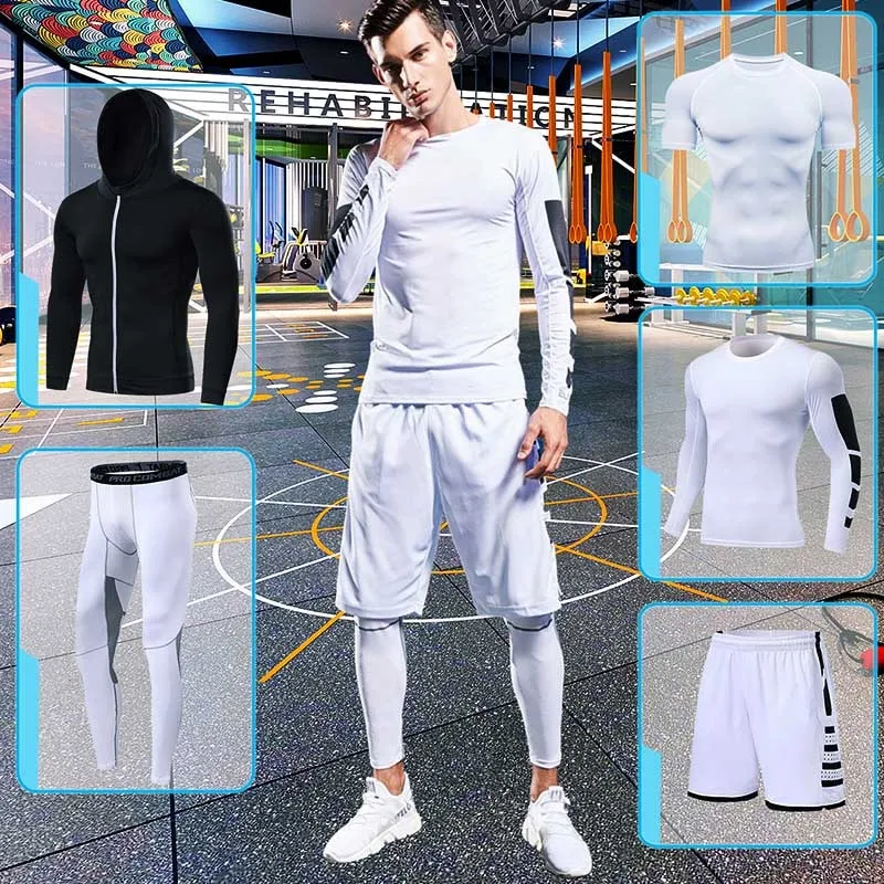 Tracksuits Leggings Sport Clothes Gym For Men