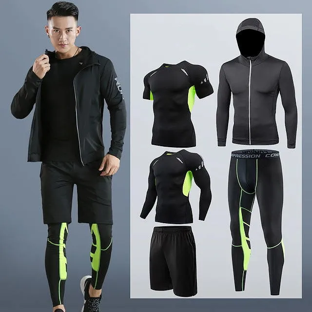 Tracksuits Leggings Sport Clothes Gym For Men