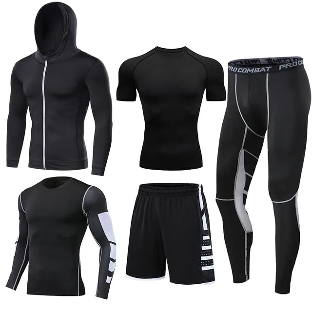 Tracksuits Leggings Sport Clothes Gym For Men