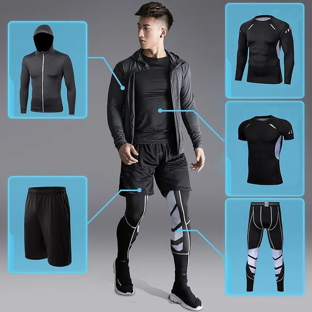 Tracksuits Leggings Sport Clothes Gym For Men
