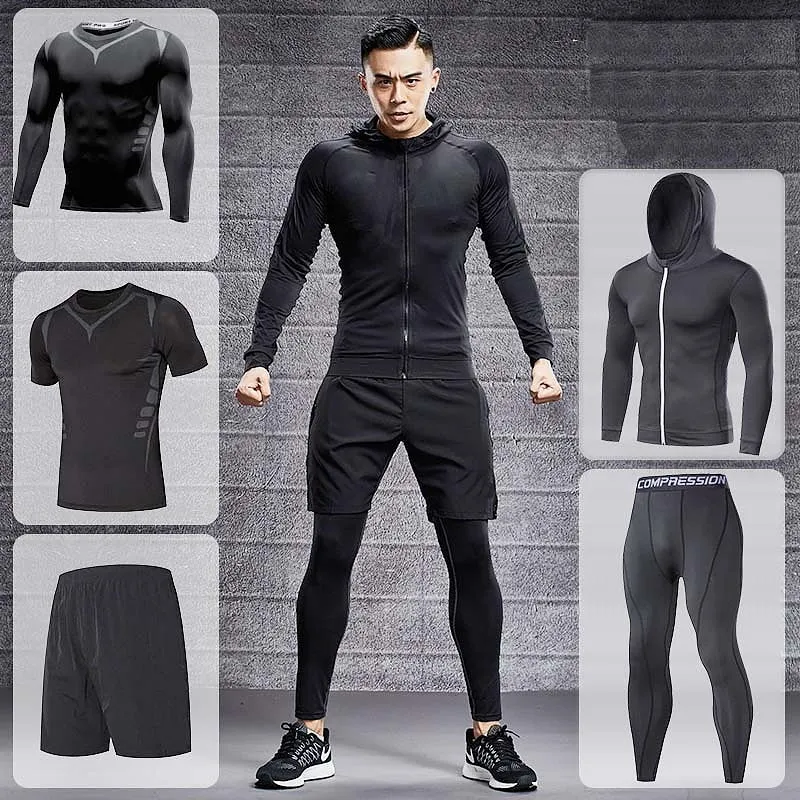 Tracksuits Leggings Sport Clothes Gym For Men