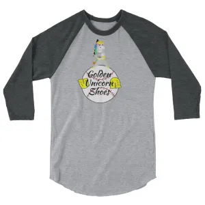 Unicorn Baseball League Golden Unicorn Shoes Team Shirt by Sovereign