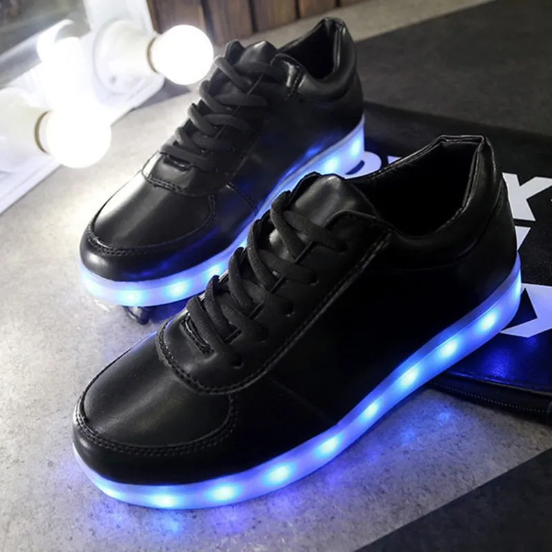 USB Charger Glowing Sneakers Children Led Casual Shoes Breathable Shoes