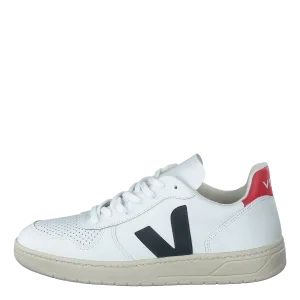 V-10 Leather White