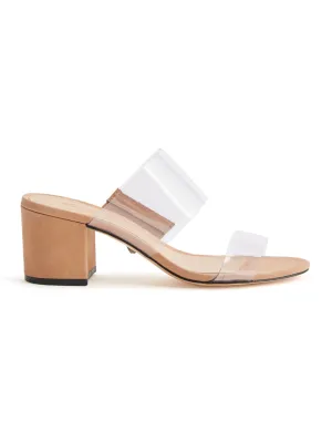 Victorie Block Hell Transparent/Honey