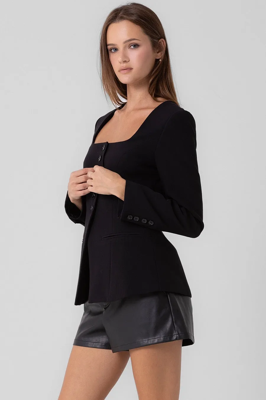 Wendy Square Neck Blazer