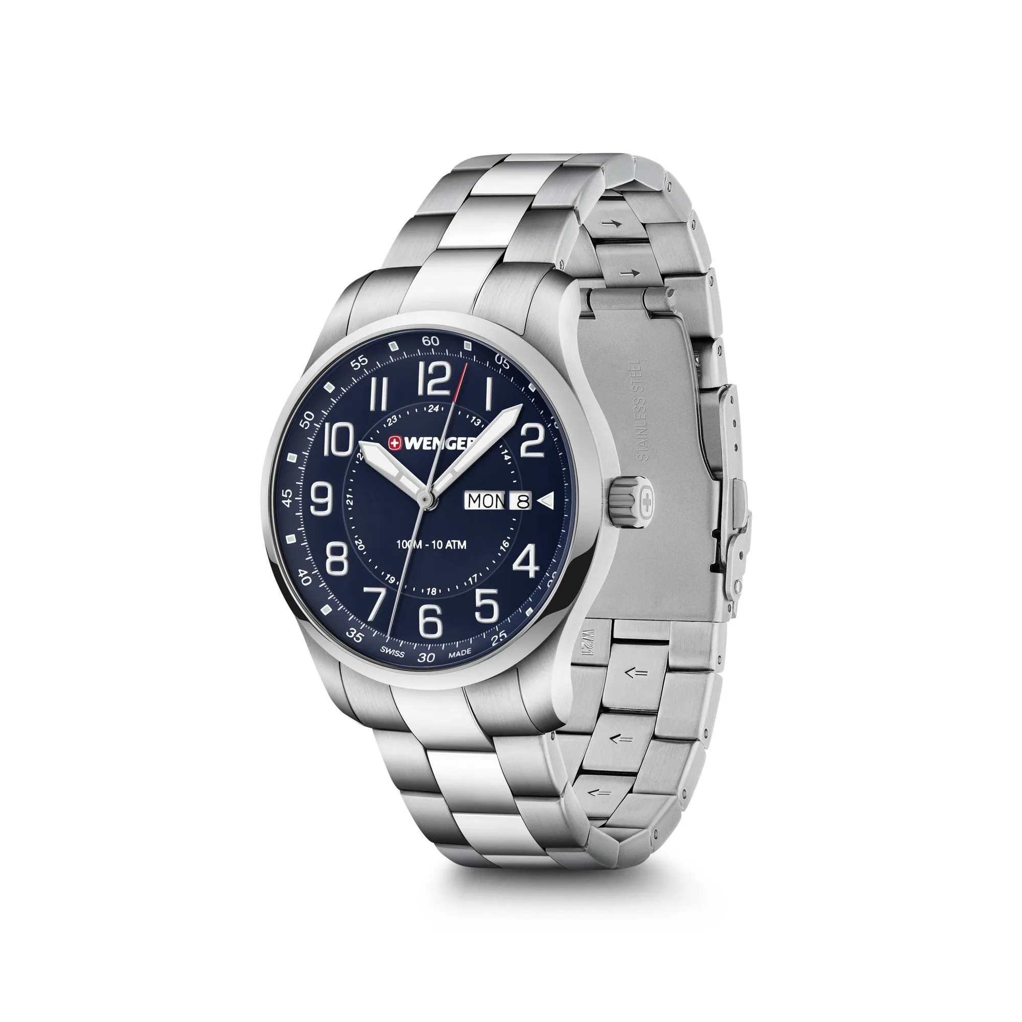 Wenger Attitude 42 Blue Dial Men's Watch
