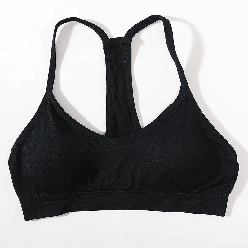 Women Seamless Sports Bra with Removable Pads - Ideal for B C Cup, Sexy Lingerie for Fitness