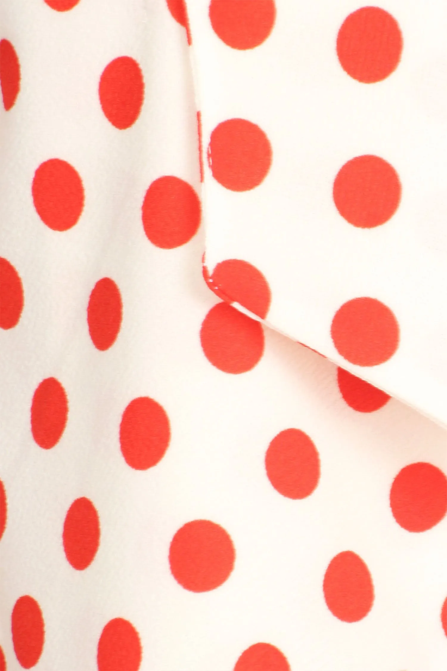 Women's Casual Open Front Polka Dot Roll Up Sleeve Blazer Jacket Made in USA
