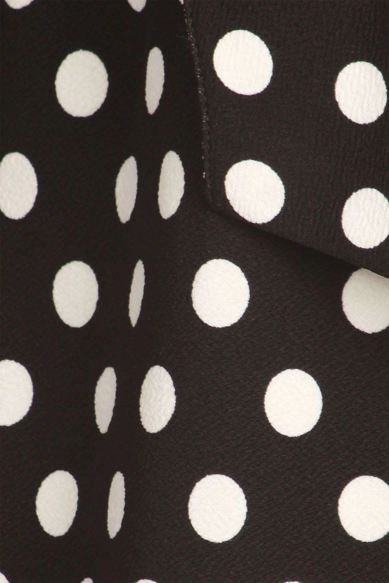 Women's Casual Open Front Polka Dot Roll Up Sleeve Blazer Jacket Made in USA