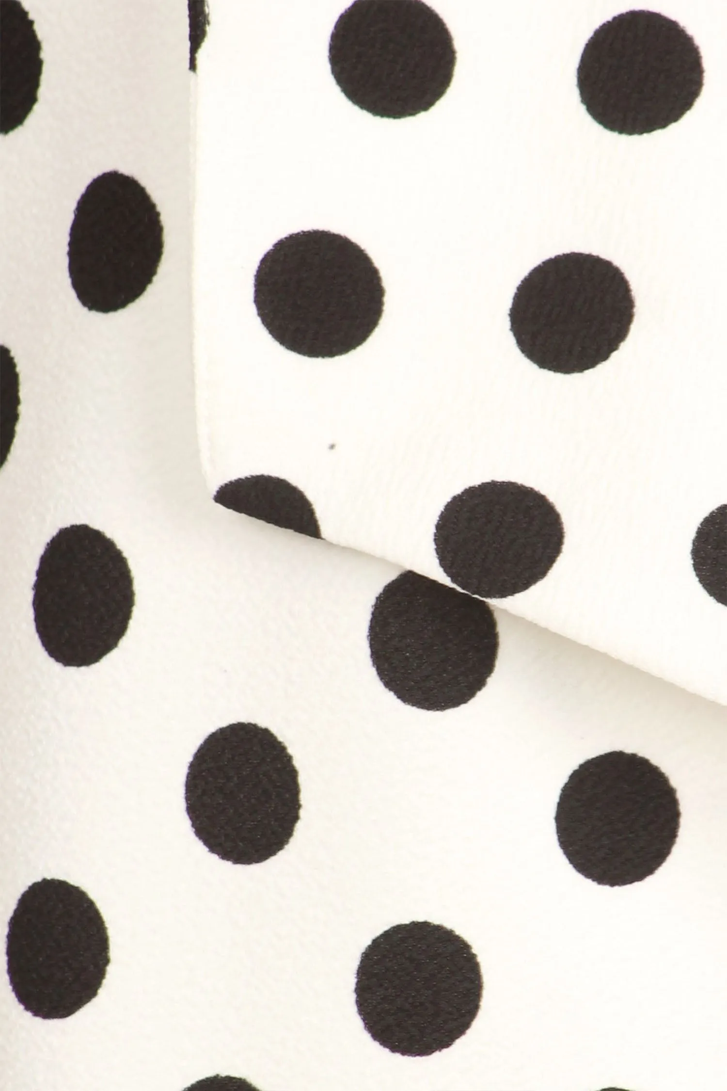 Women's Casual Open Front Polka Dot Roll Up Sleeve Blazer Jacket Made in USA