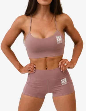 WOMEN'S GYM CROP TOP | SUPER LILAC