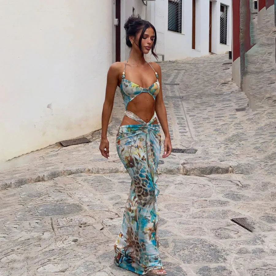 Women's Lady Sexy Printing 1 PCS/Package Bikinis Swimwear