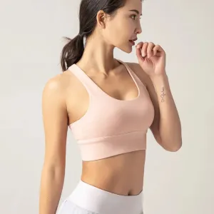 Women's Sexy Breathable Quick Dry Crop Top - Padded Super Sports Bra for Fitness, Yoga & Gym