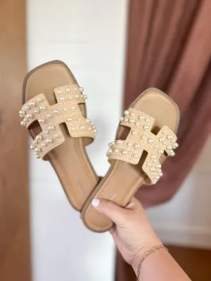 Woven Pearl Sandal