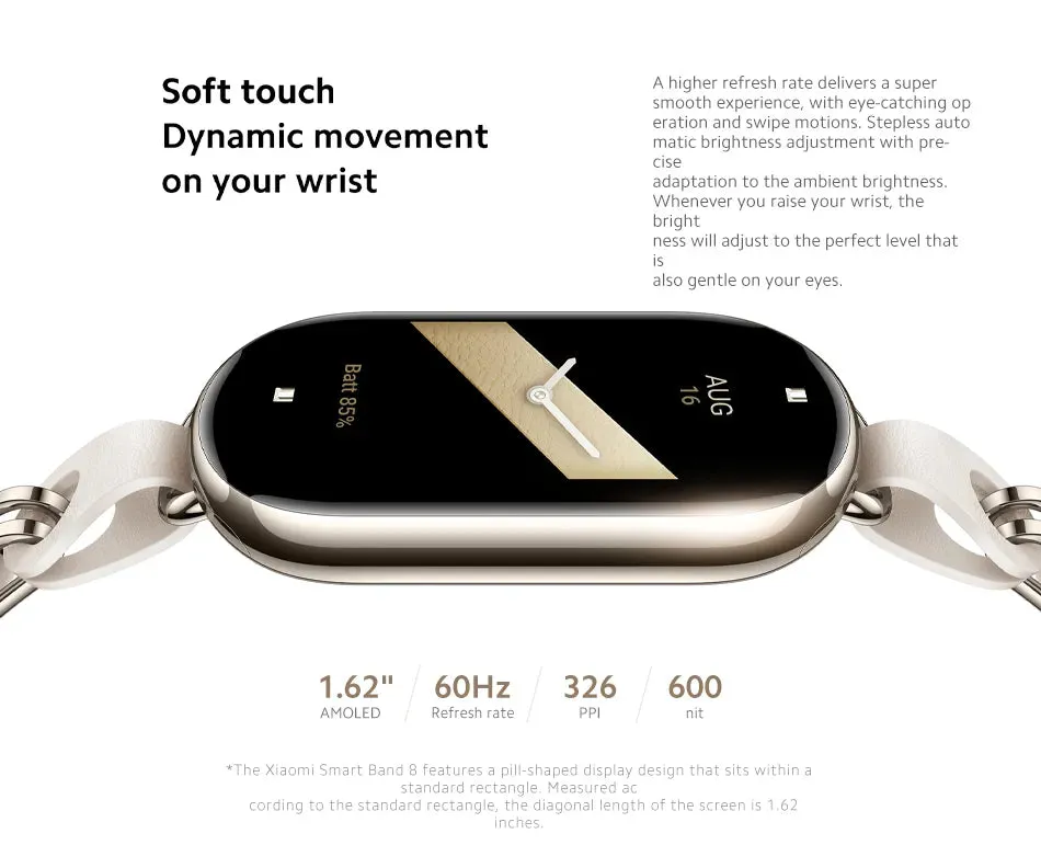 XIAOMI Band 8 1.62" AMOLED Smart Fitness Band
