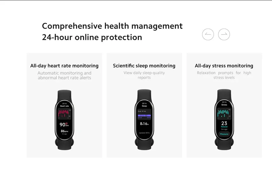 XIAOMI Band 8 1.62" AMOLED Smart Fitness Band
